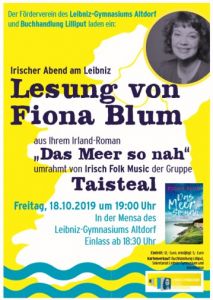 Plakat fiona blum irischer abend